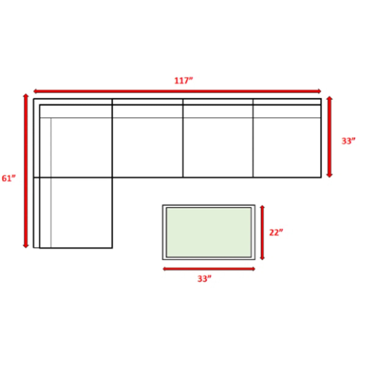 4-Person Patio Seating Set with Cushions