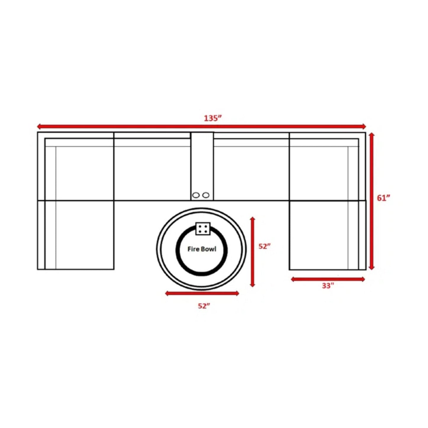 Fully Assembled 4-Person Outdoor Wicker Seating Set with Cushions