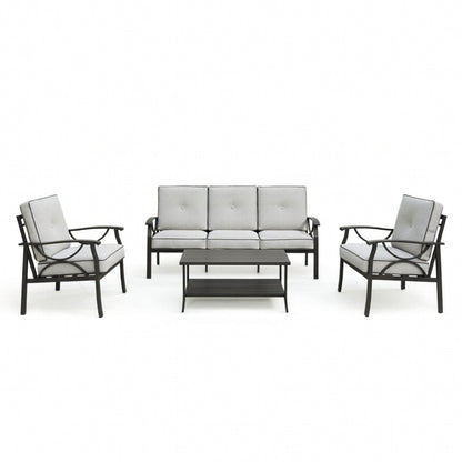 4-Piece Metal Patio Furniture Set