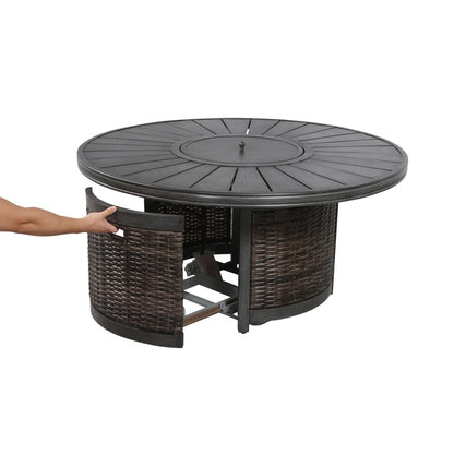 All-Weather 4-Person Patio Sofa Set