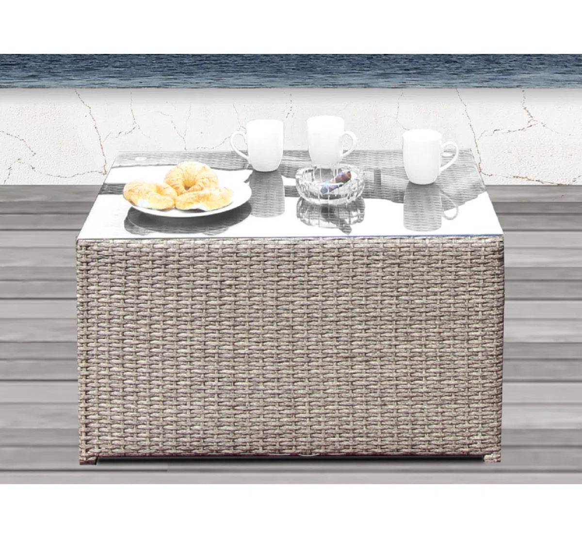 4-Person Patio Seating Set with Cushions