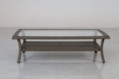Luxury Rattan Patio Conversation Set