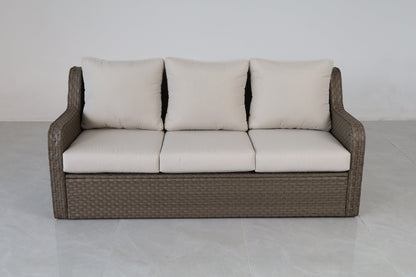 Luxury Rattan Patio Conversation Set