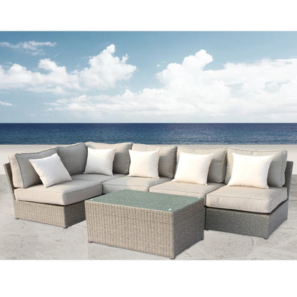 4-Person Patio Seating Set with Cushions