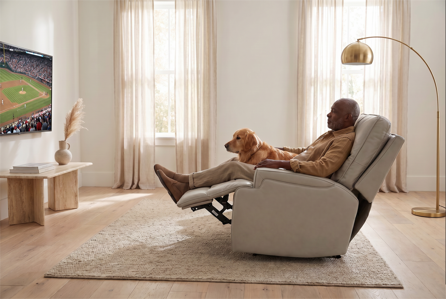Atlas Fog 3-Piece Power Reclining Living Room Set