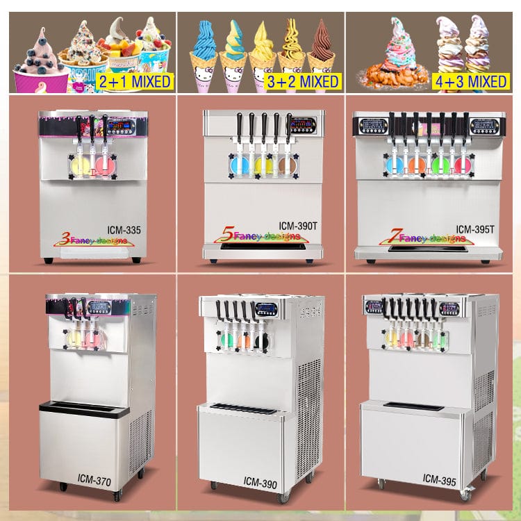 Commercial Or Home Homemade Soft Serve Ice Cream Machine