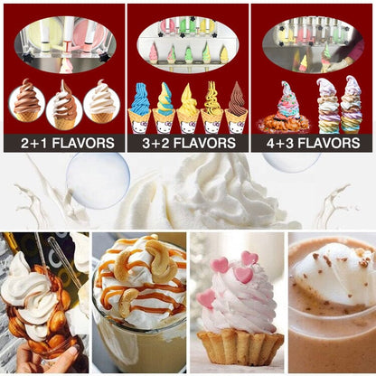 Commercial Or Home Homemade Soft Serve Ice Cream Machine