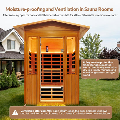 Outdoor Double Sauna