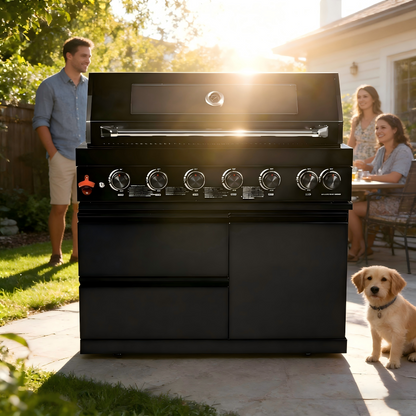 43-Inch Outdoor BBQ Grill