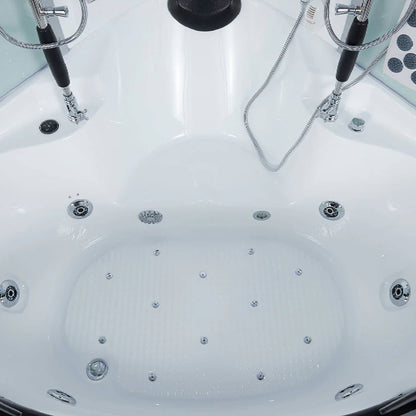 Maya Bath Platinum Superior Steam Shower With Foot Massager (SAK57392)